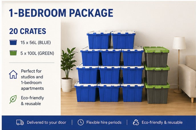 Package 1 (Micro) - Equiv. 1-Bedroom Unit / Studio - Crate Hire