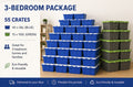 Package 3 (Medium) - Equiv. 3-Bedroom House Moving Crate Hire – Canberra